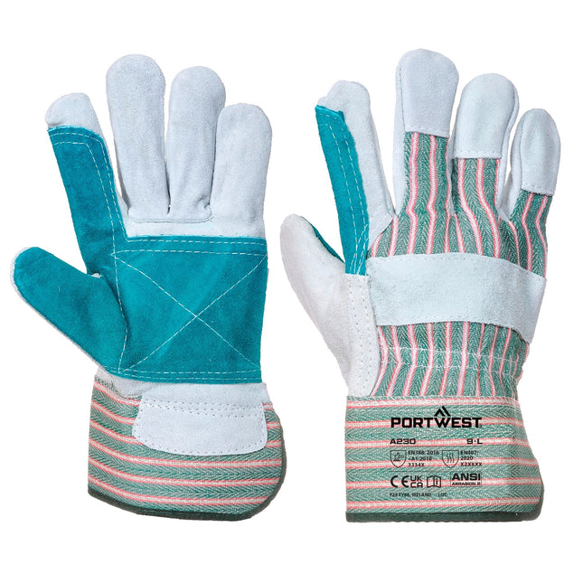 Dubbele Palm Rigger Handschoen - Grijs