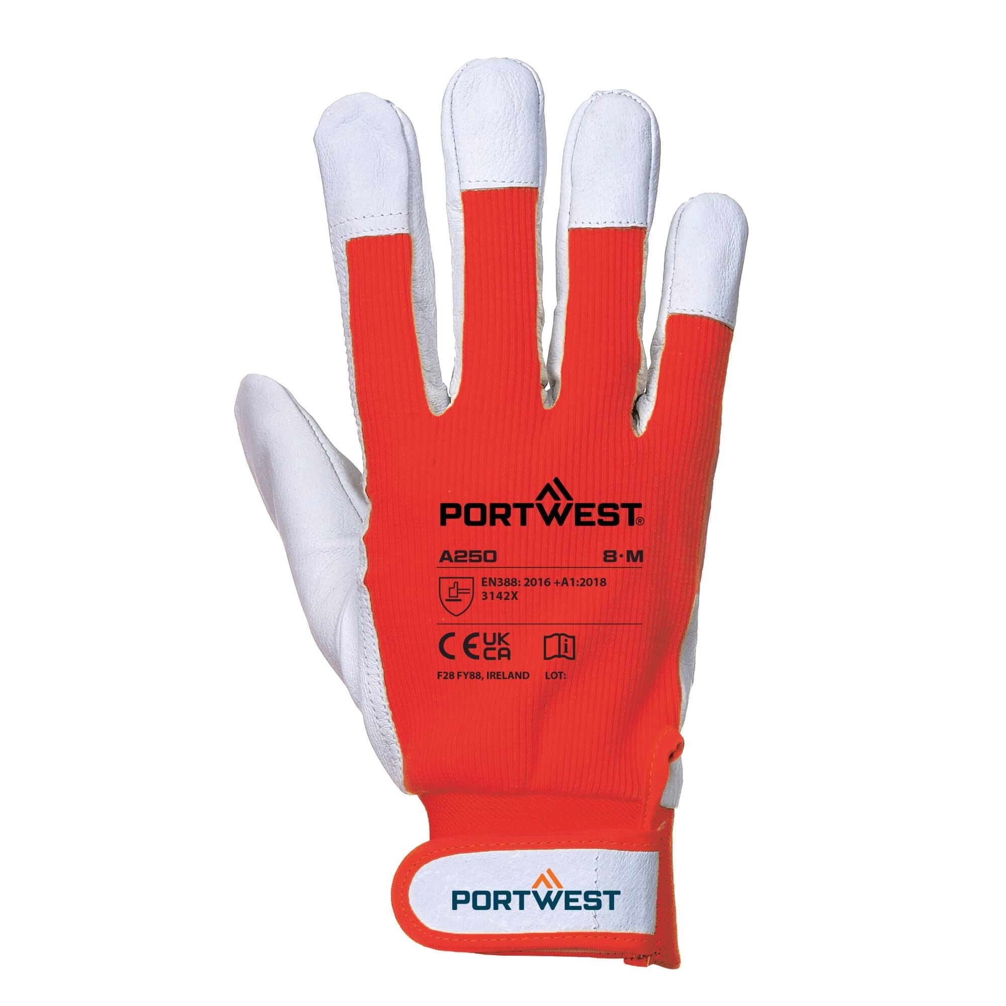 Tergsus Handschoen - Rood - achterkant