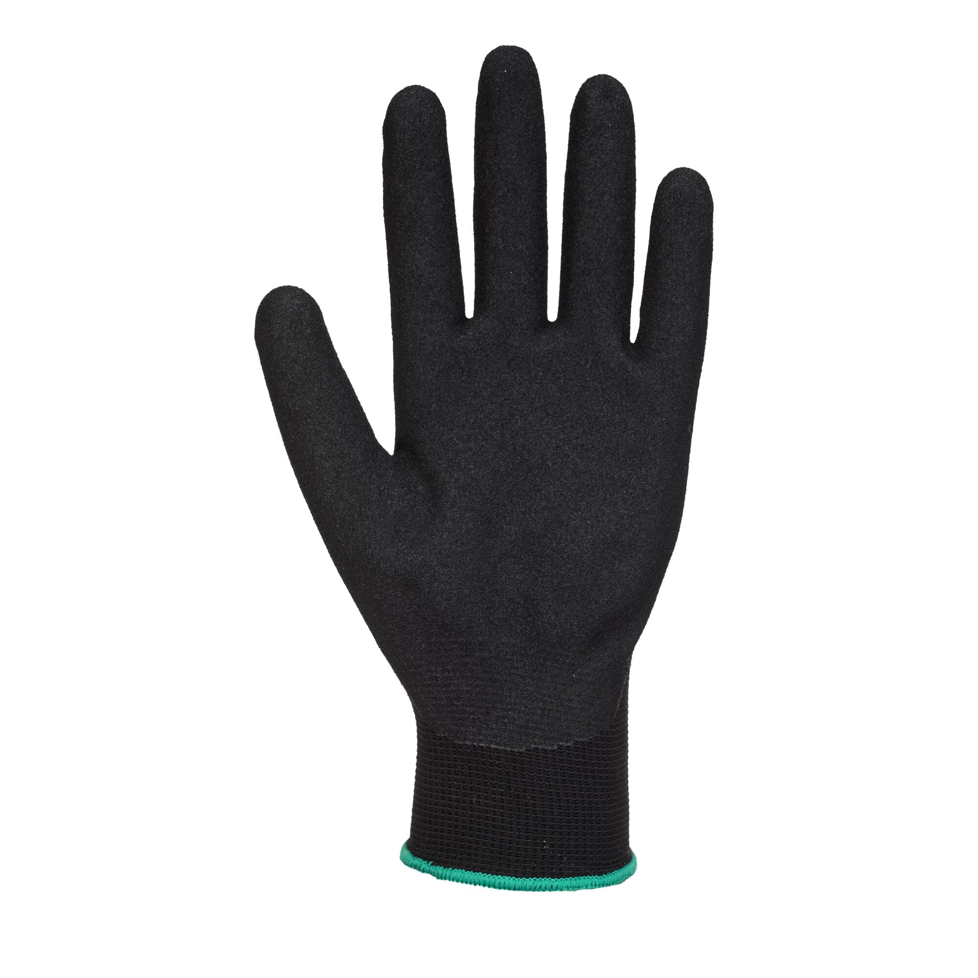 Dermi-grip NPR15 Nitril Korrelig - Zwart - voorkant