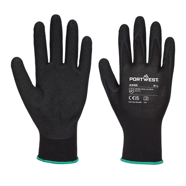 Dermi-grip NPR15 Nitril Korrelig - Black
