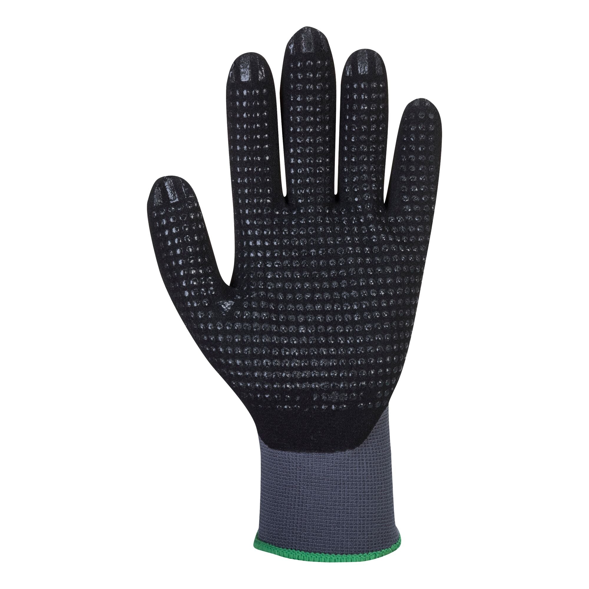 DermiFlex Plus Handschoen - Grijs/zwart - voorkant