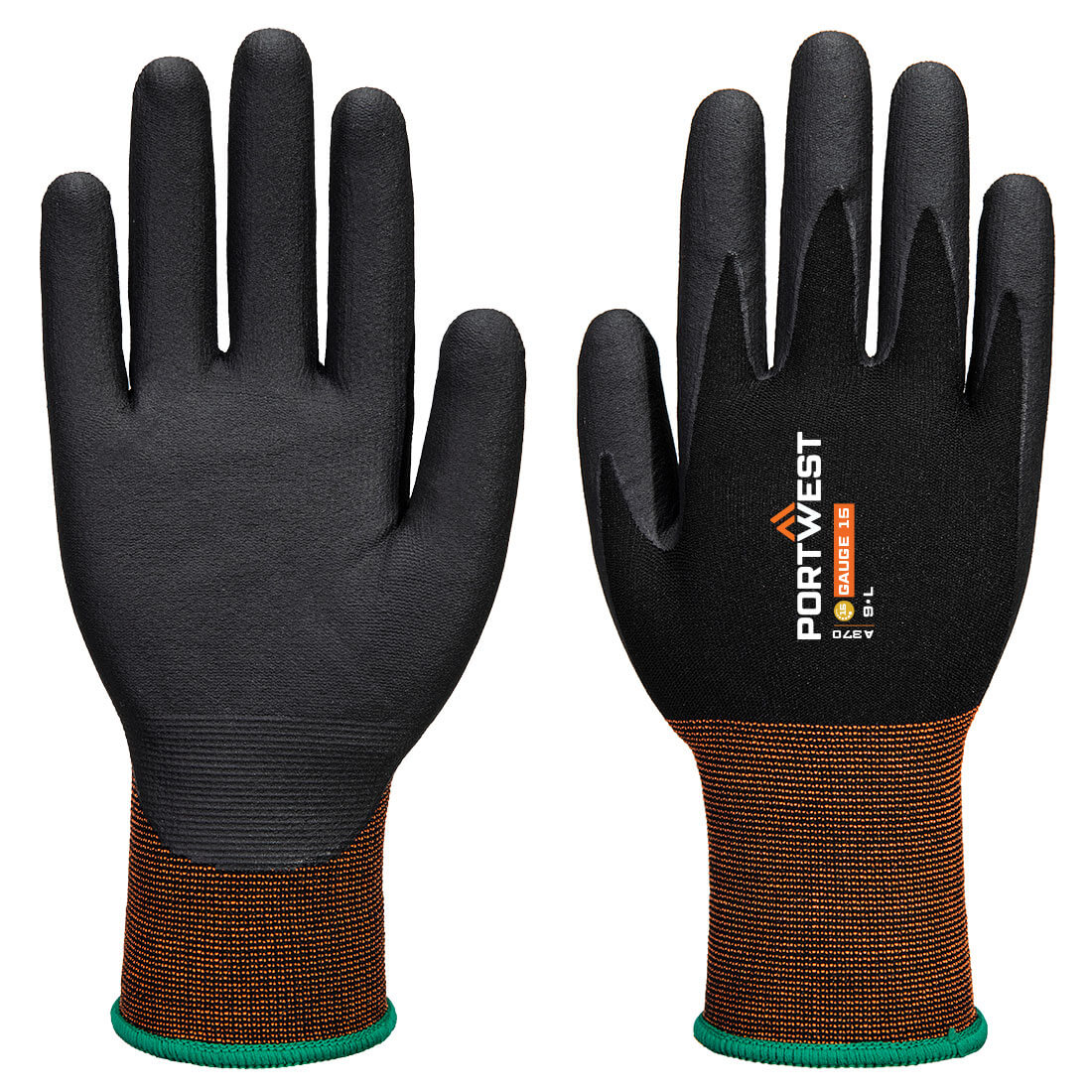 GP Grip 15 Nitrile Micro Foam Glove - Black