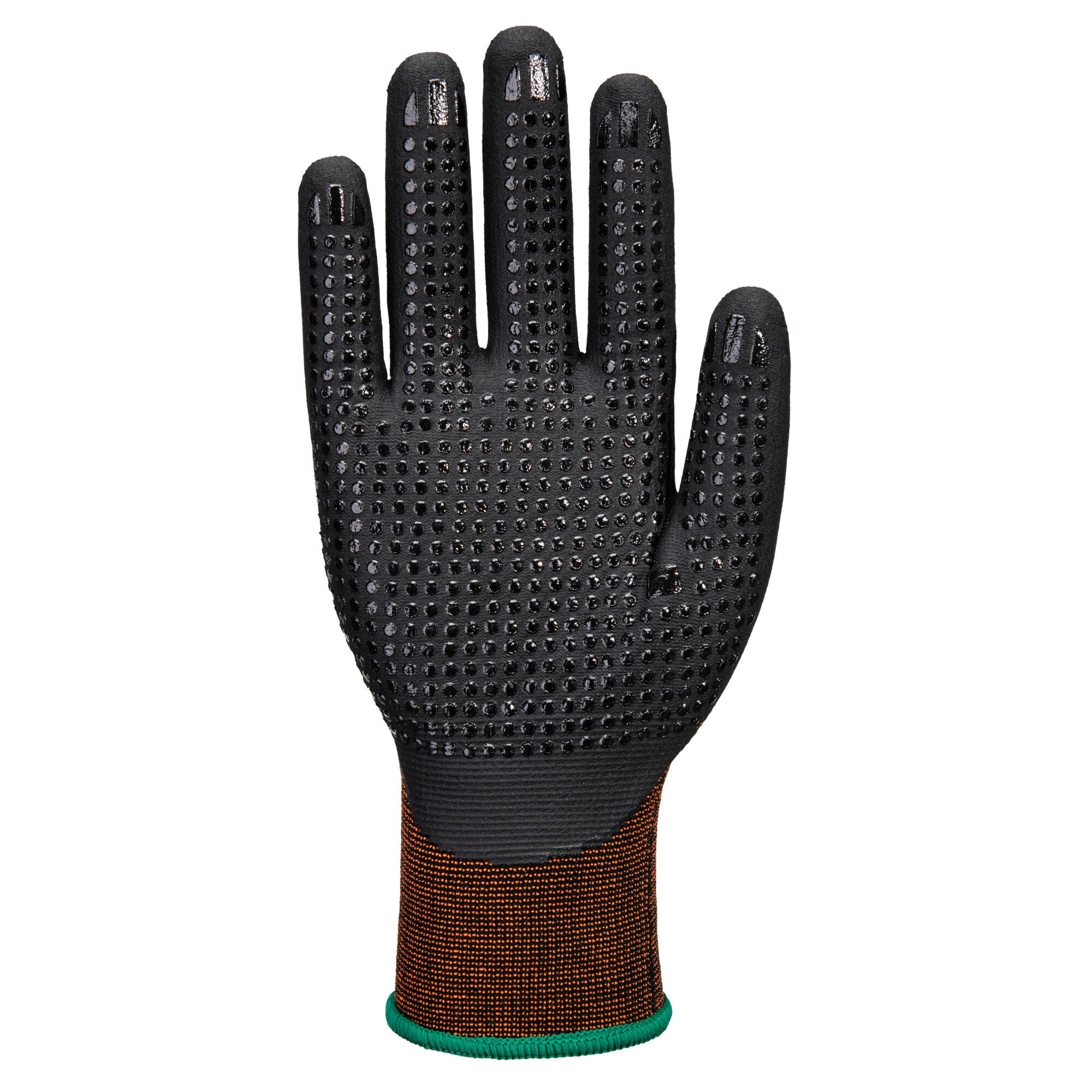 GP Grip 15 Nitril Micro Foam Handschoen met dots - Zwart - opname 2