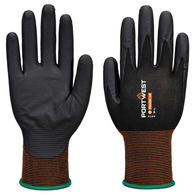 GP Grip 15 Nitril Micro Foam Handschoen A374 - Zwart