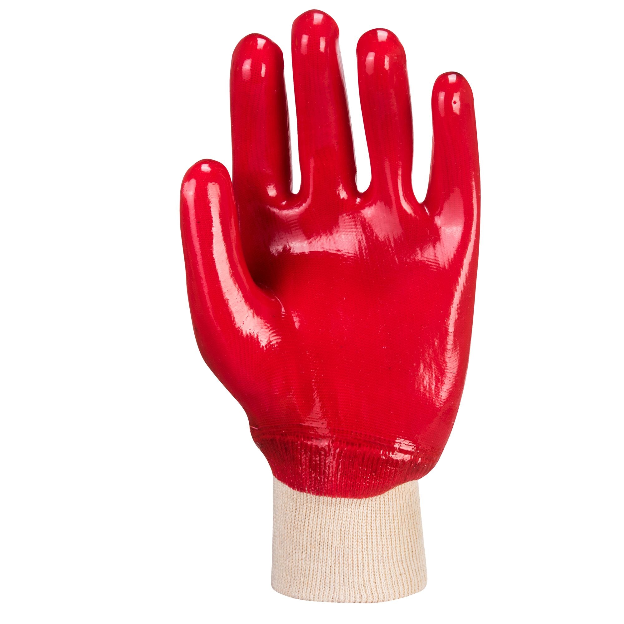 PVC Tricot Manchet - Rood - voorkant