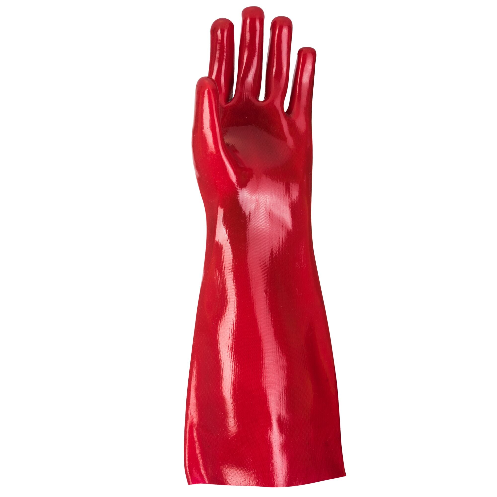 PVC-Werkhandschoen A445 - Rood - voorkant