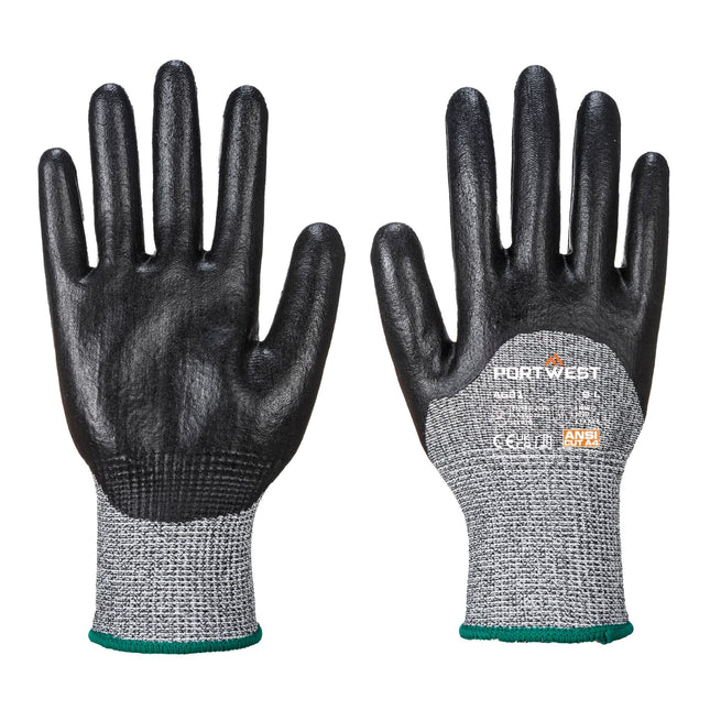 Snijbestendige 3/4 Nitrilschuim Handschoen - Zwart