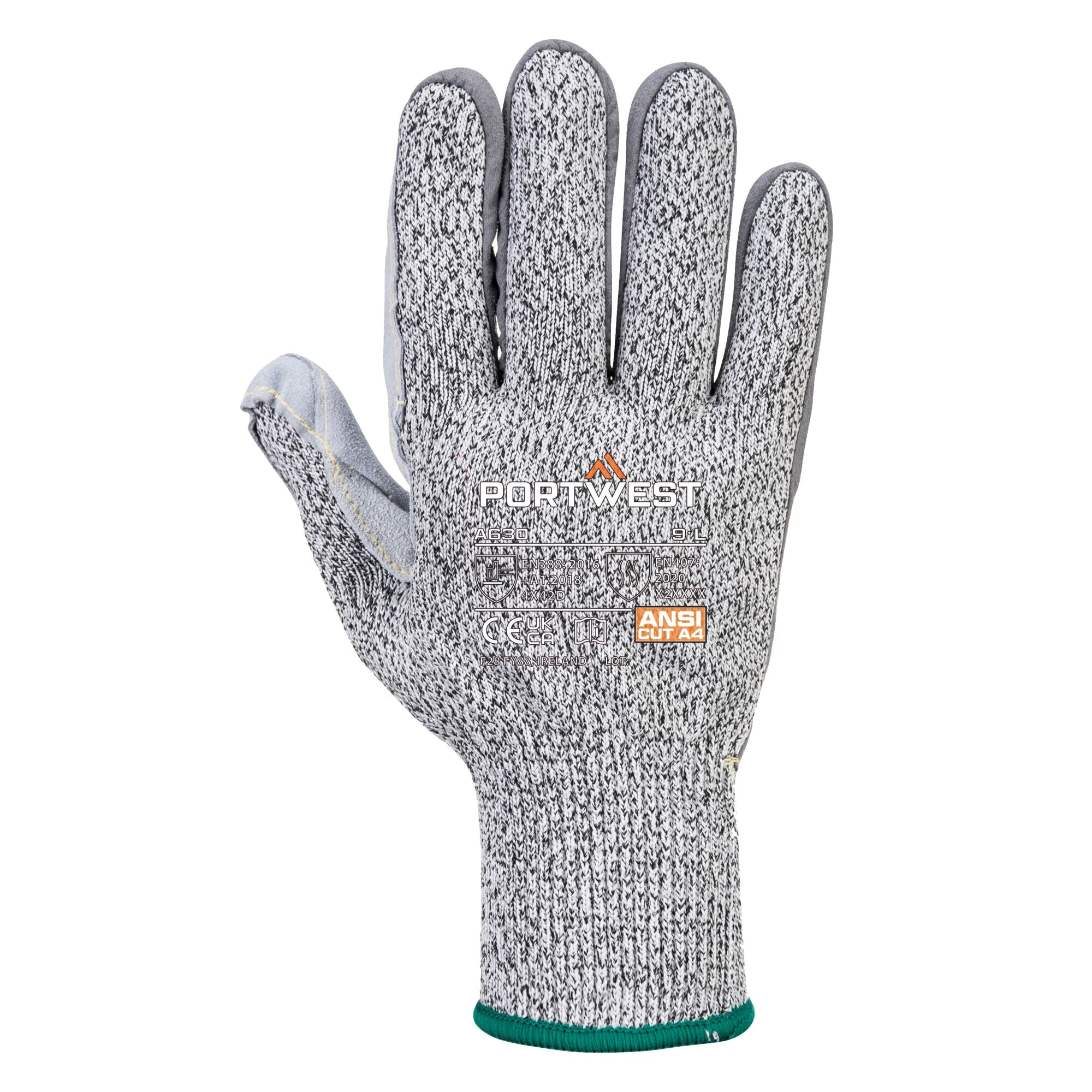 Razor - Lite Handschoen - Grijs - achterkant
