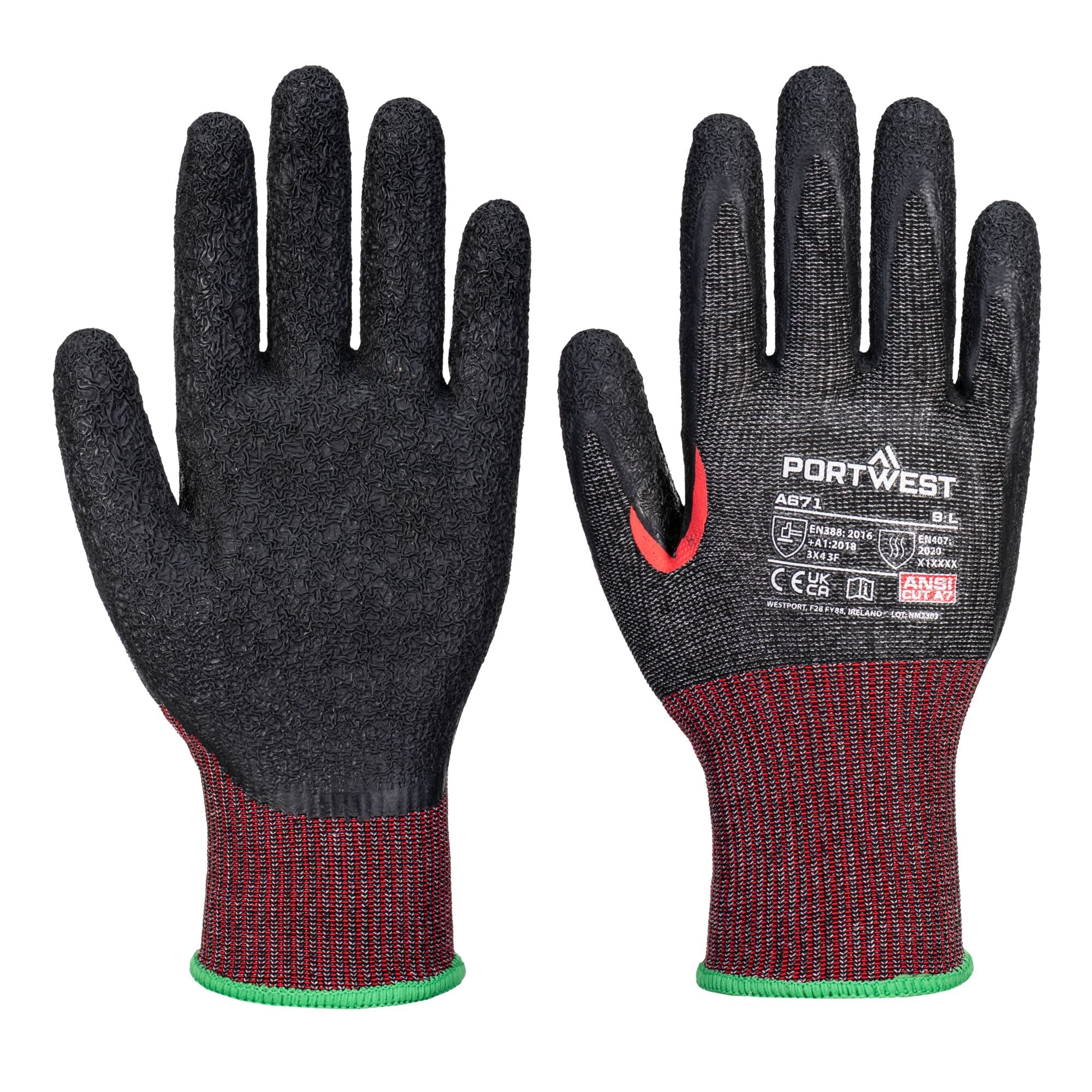 CS Snijbestendig F13 Latex - Zwart