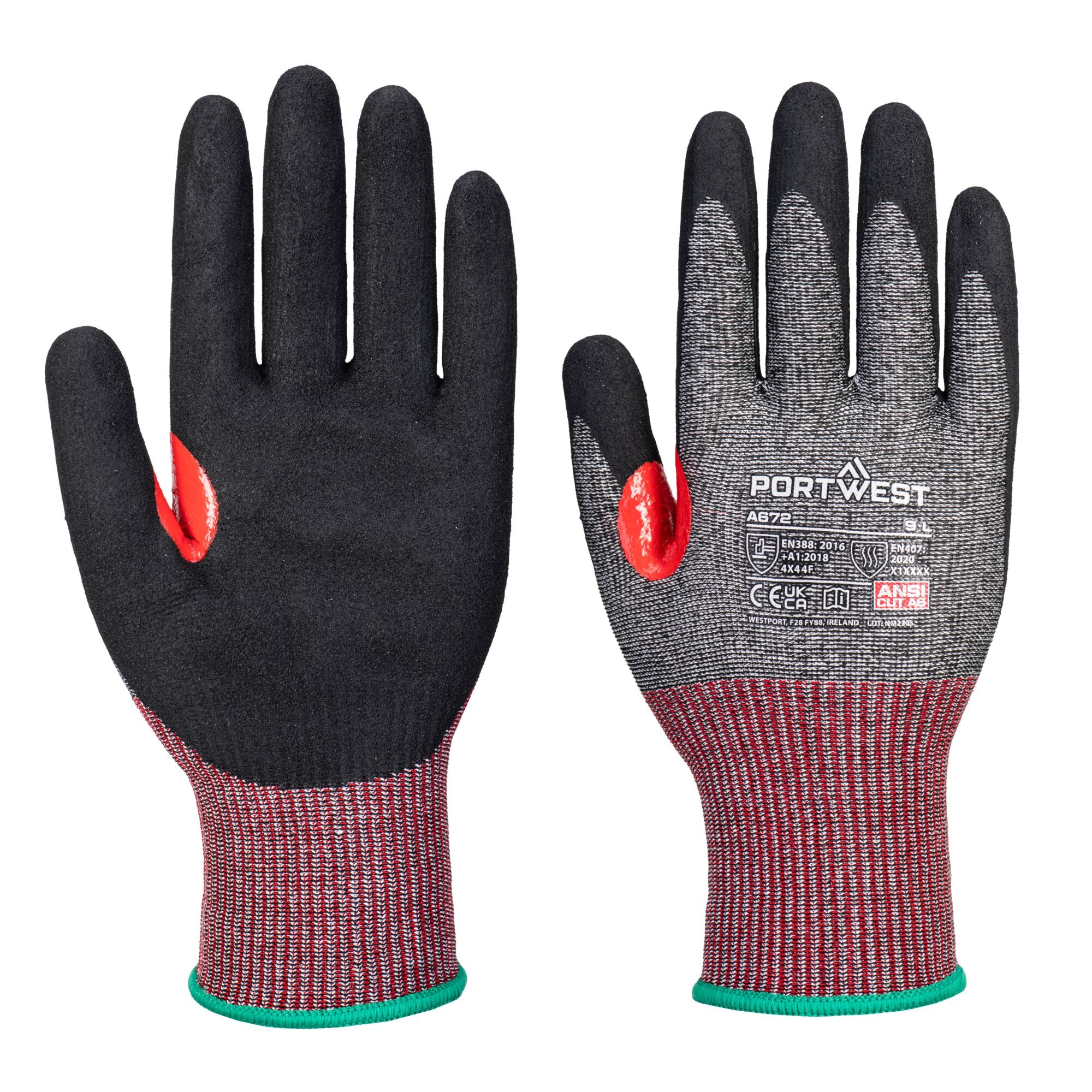 CS Cut F13 Nitril - Zwart
