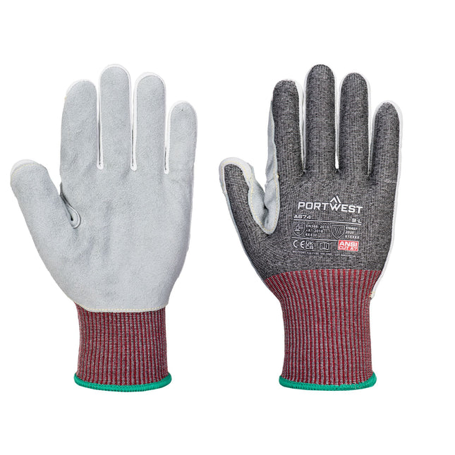 CS Snijbestendig F13 Leder - Zwart