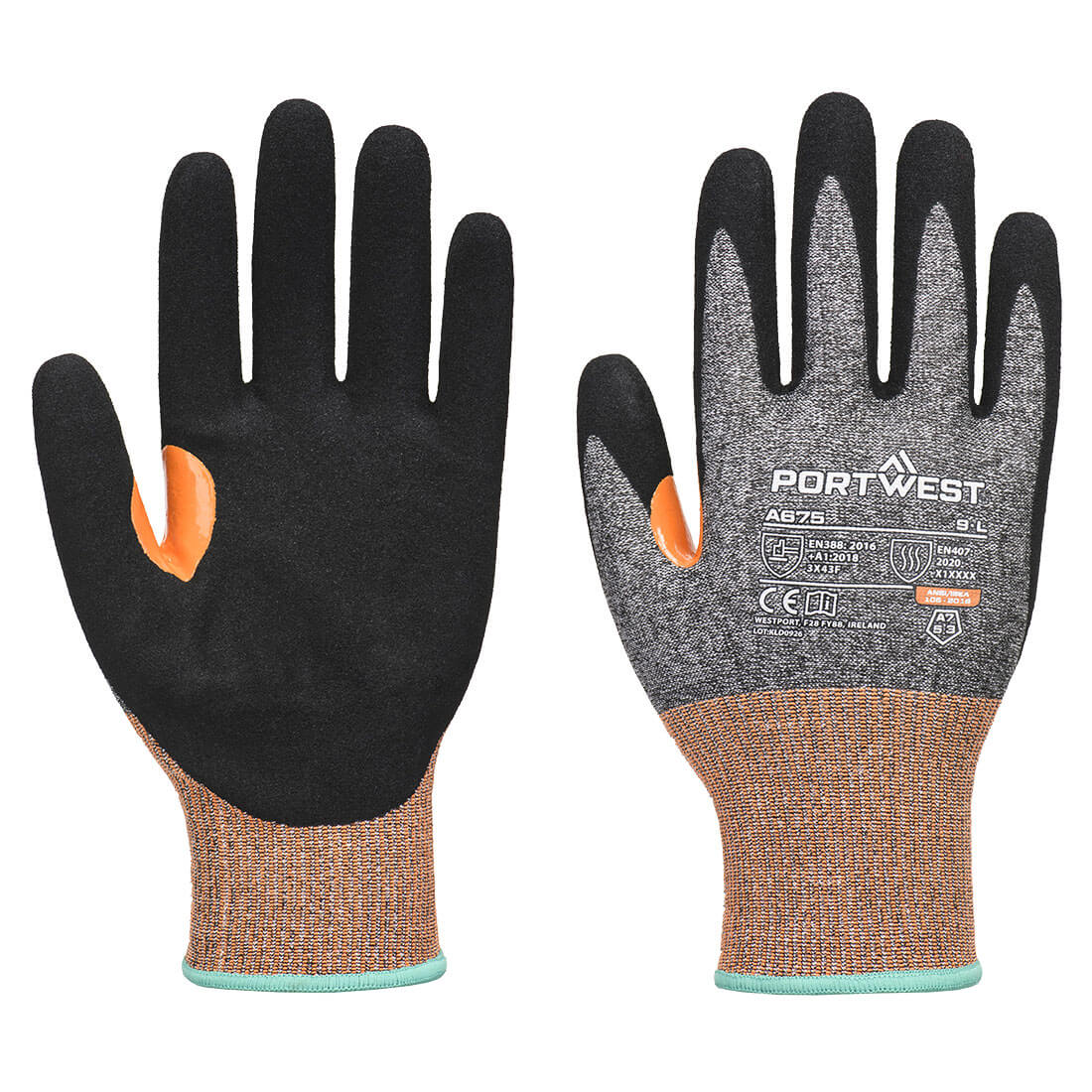 Portwest CS Cut G18 Nitrile Sandy Glove A7 Handschoenen
