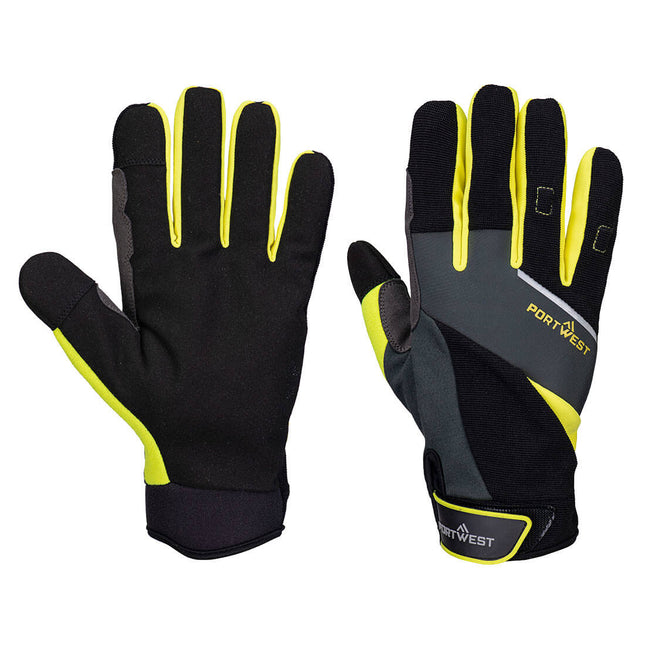 DX4 LR Snijbestendige Handschoen - Black/Yellow