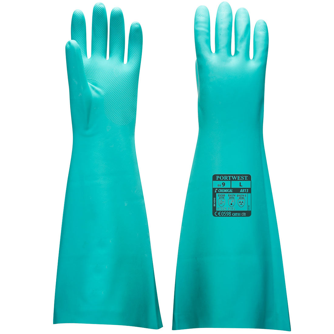 Portwest Verlengde lengte Nitrile handschoen