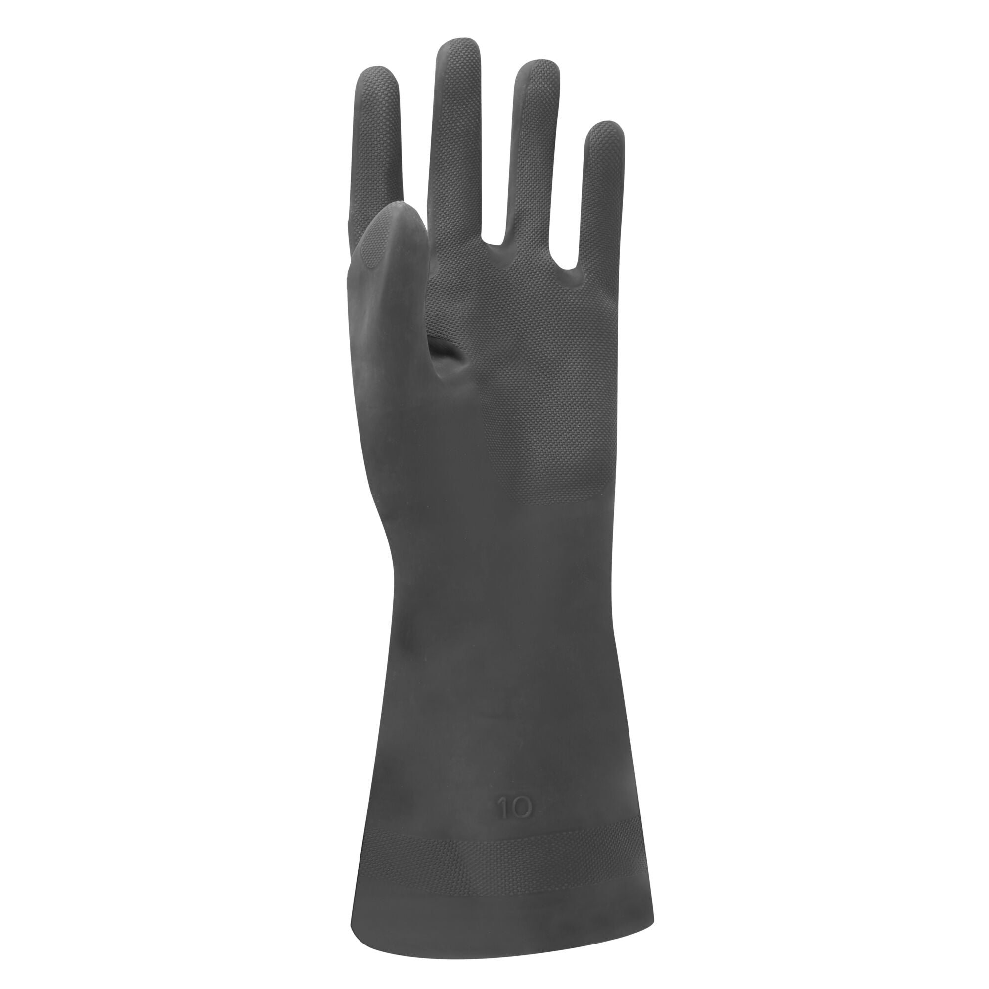 Neopreen chemische handschoen - Zwart - voorkant