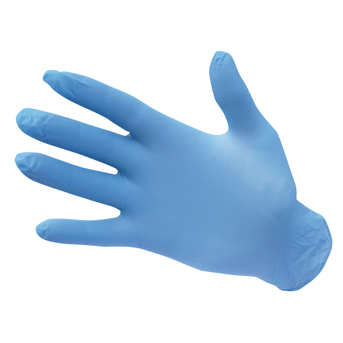 Poedervrije Nitril Wegwerphandschoen (Pk100) - Blue