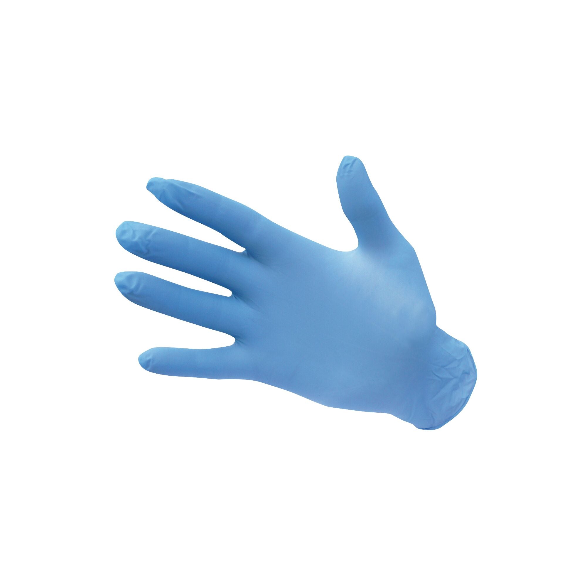 Poedervrije Nitril Wegwerphandschoen (Pk100) - Blauw