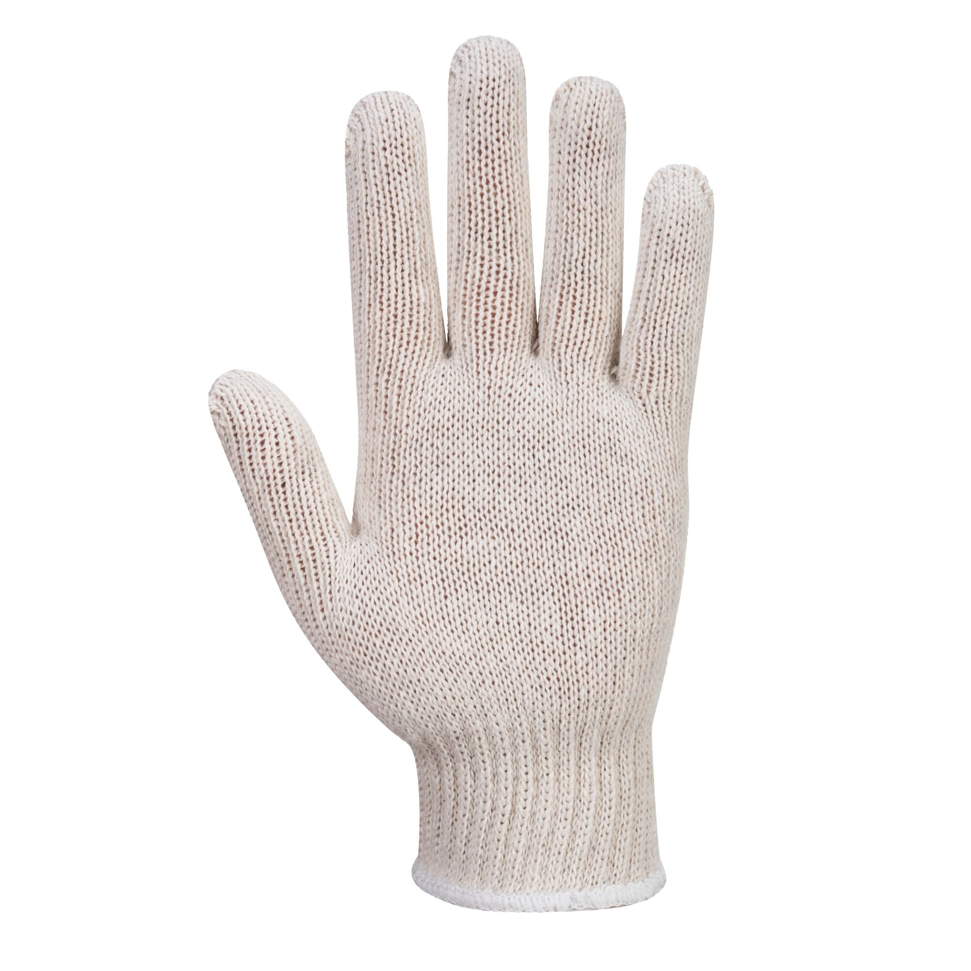 String gebreide voeringhandschoenen (288 paar) - Wit - voorkant
