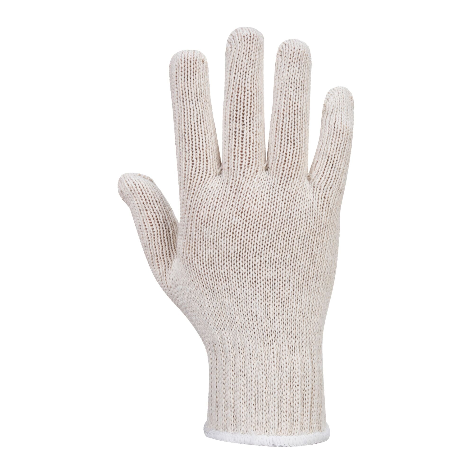 String gebreide voeringhandschoenen (288 paar) - Wit - achterkant
