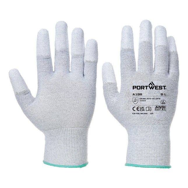 ESD 13 PU Fingertip Essential Multipack (Pk12) - Grey