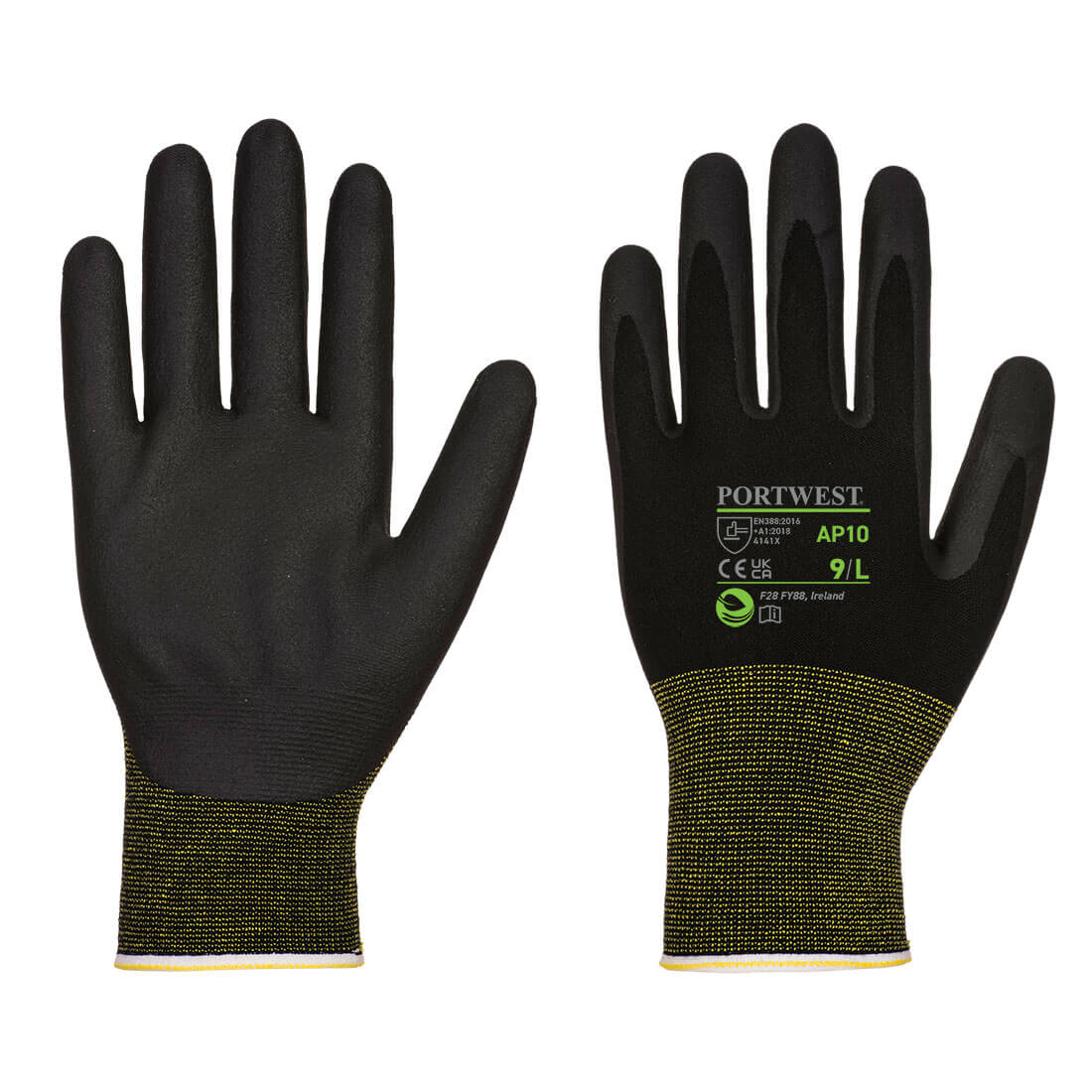 Portwest NPR15 Schuim Nitril Bamboe Handschoen - 12 st.