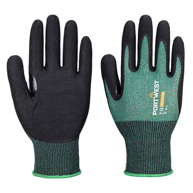 SG Cut B18 Nitrile Glove (Pk12) - Green/Black