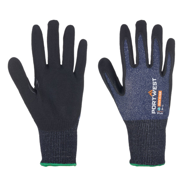 SG snijbestendige C15 Eco Nitril Handschoen - (pk12) - Blauw/Zwart
