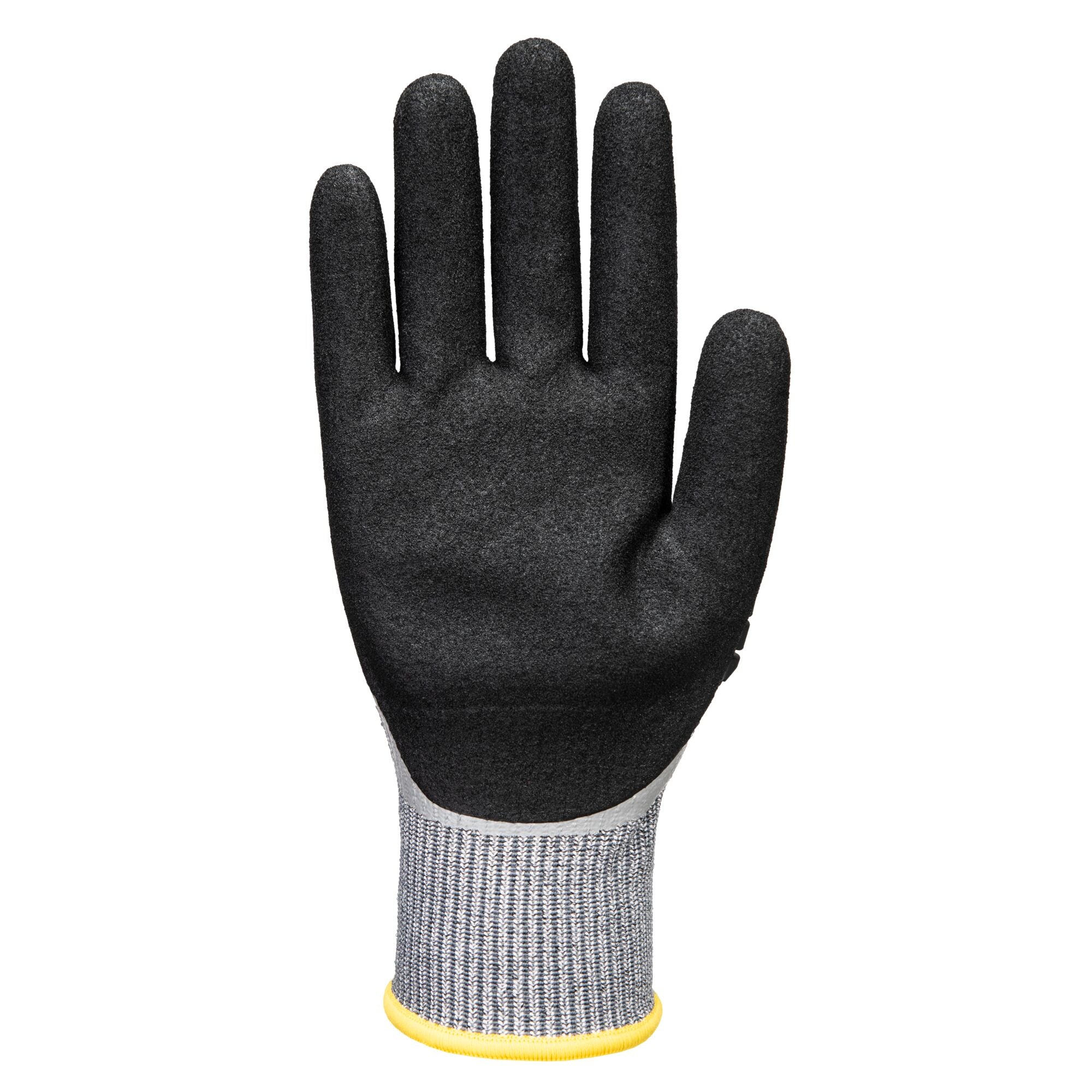 Impact F13 Nitril Schuim TPR Waterdichte Handschoen - Grijs/zwart - opname 2