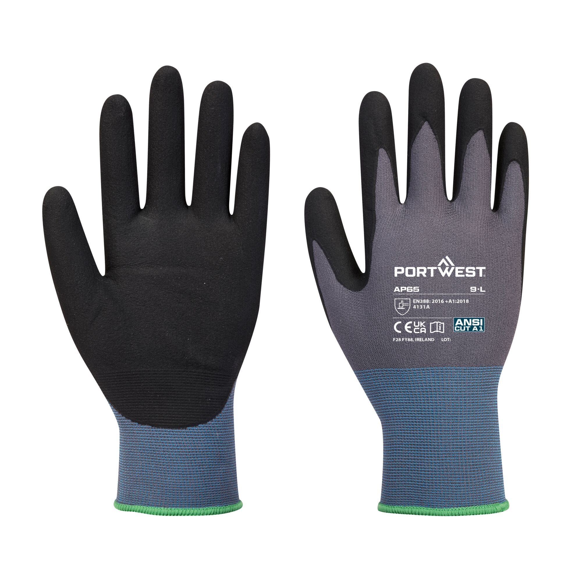 NPR Pro Nitril Foam - Zwart/Grijs