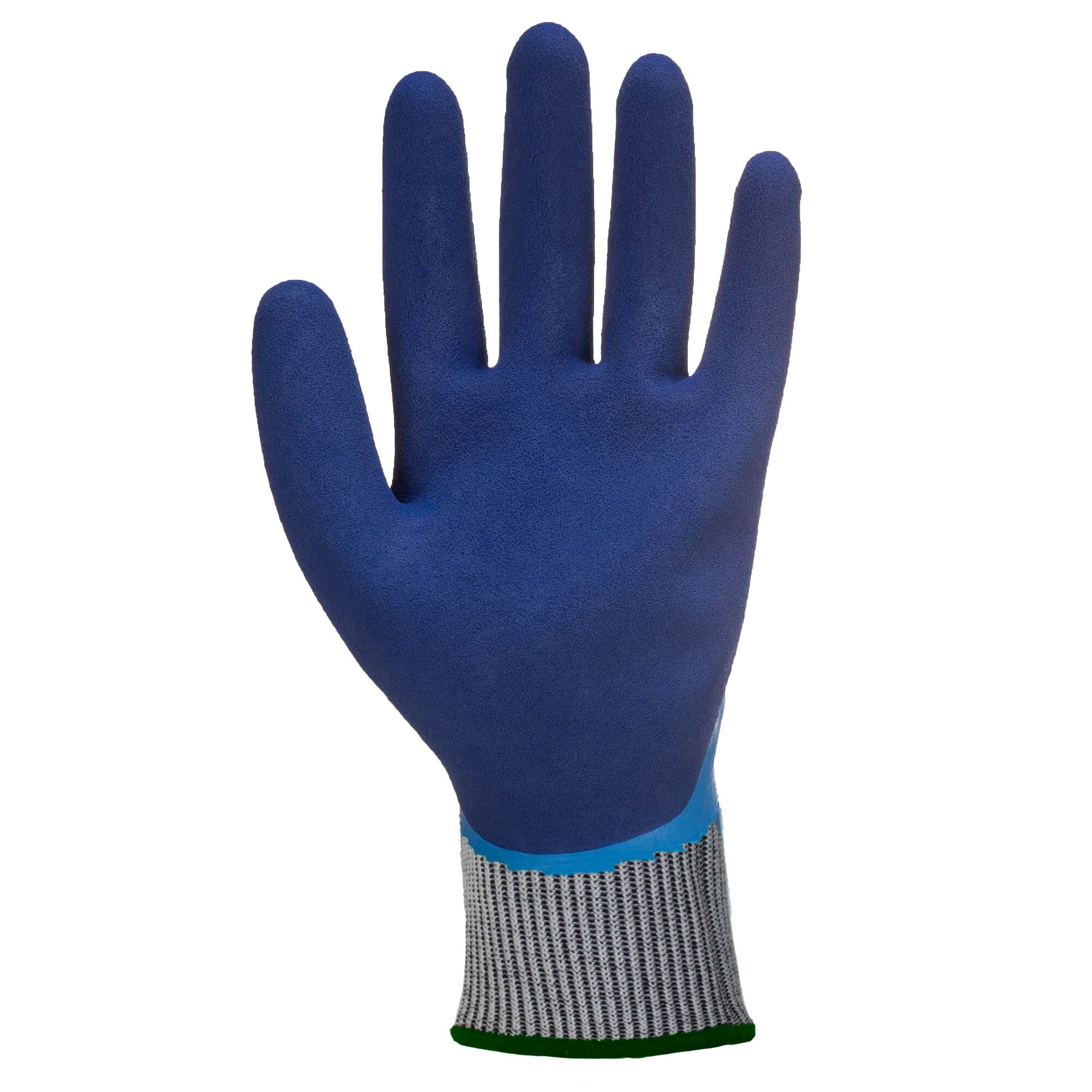 Vloeistofdichte High Risk Snijbestendige Handschoen - Blauw - voorkant