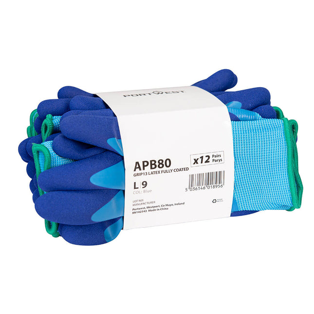 Grip 13 Latex Foam Essential Multipack (Pk12) - Blue