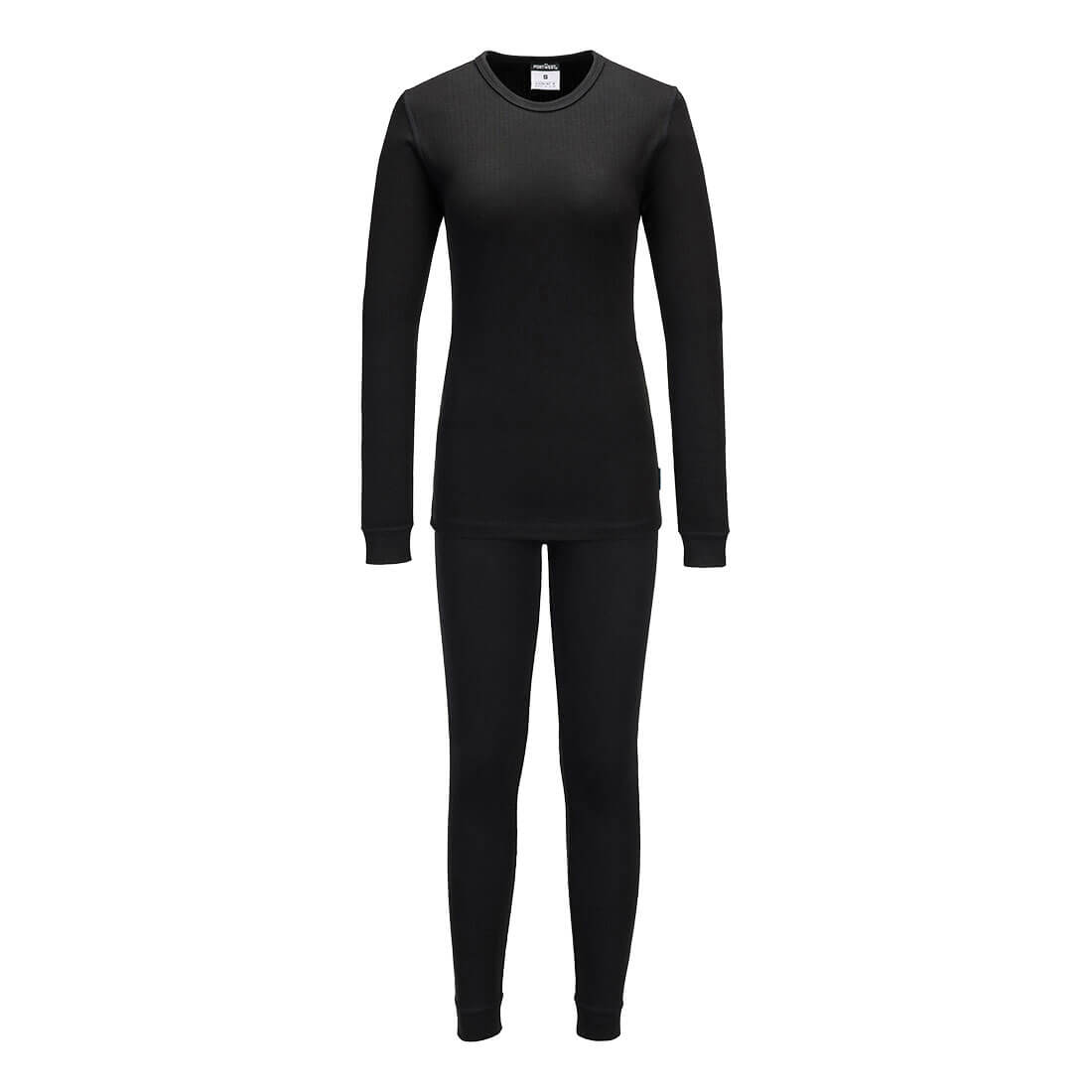 Womens Thermal Base Layer Set - Black