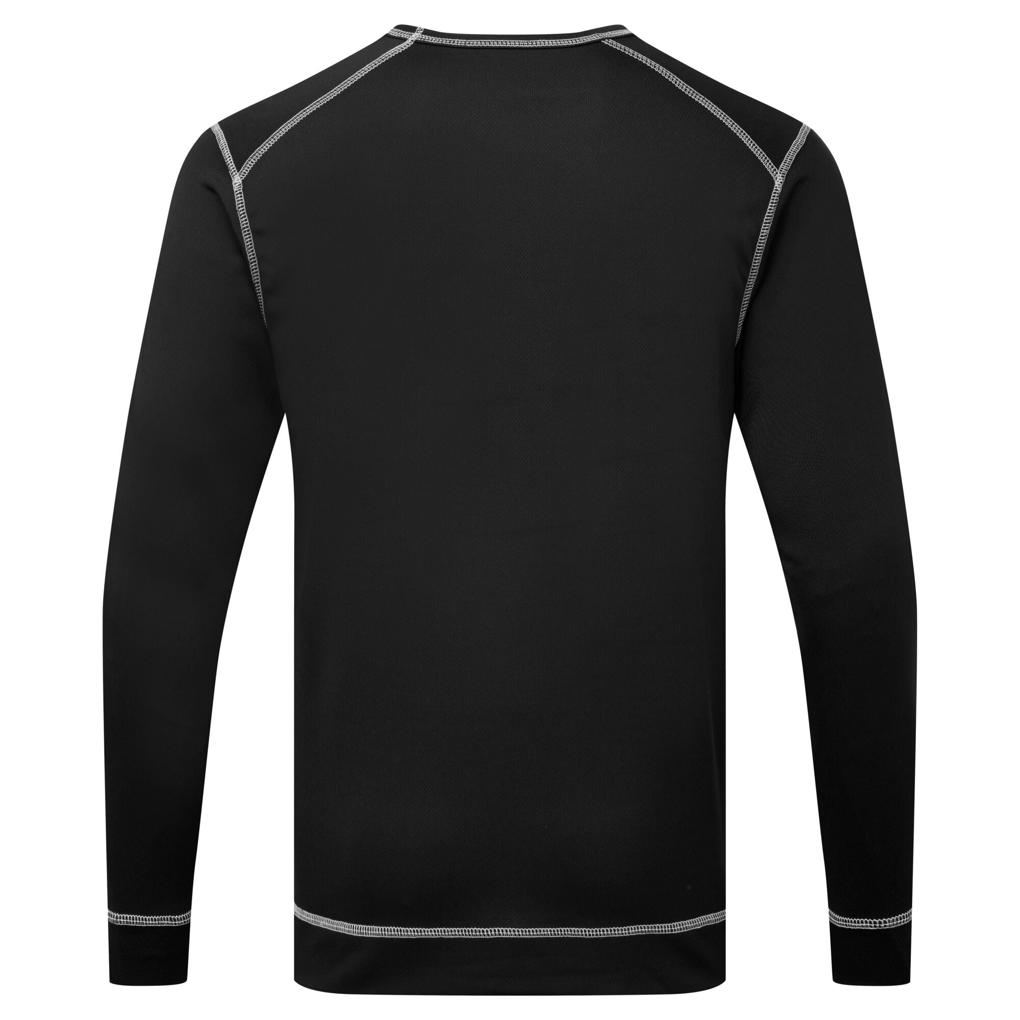 Basis Voor Antibacteriologische bovenkleding - Zwart - achterkant