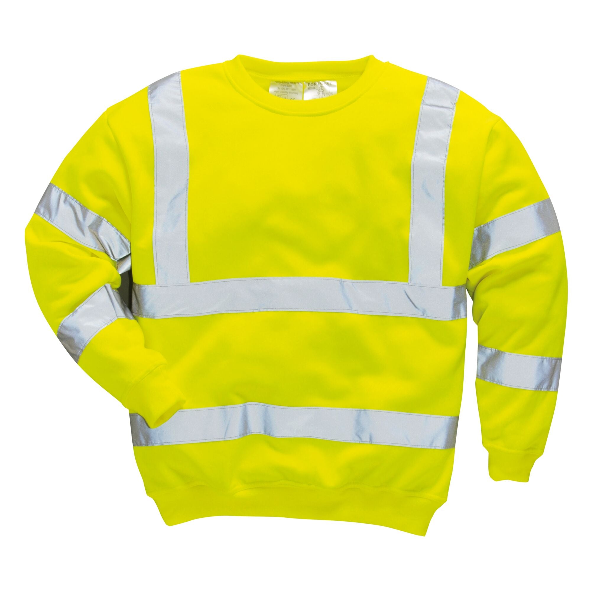 Hi-Vis Sweatshirt - Geel - opname 2