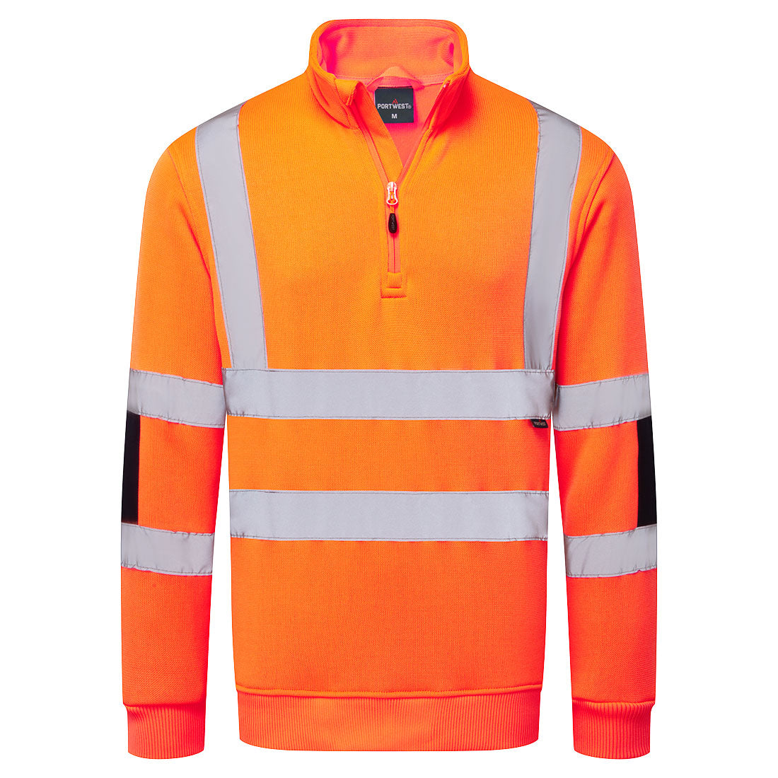 Hi-Vis Knit 1/2Zip Sweatshirt - Orange