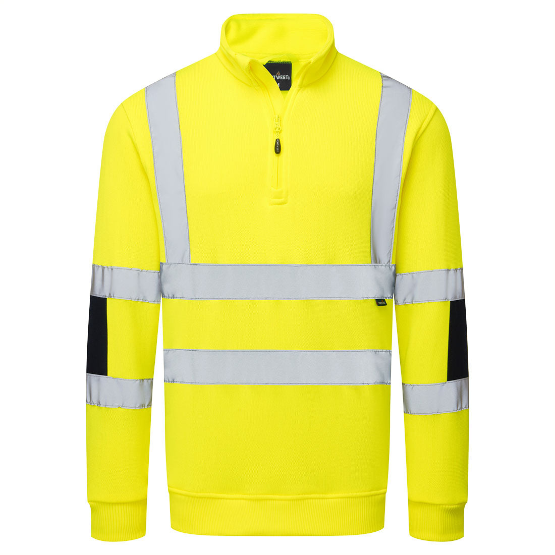 Hi-Vis Knit 1/2Zip Sweatshirt - Yellow