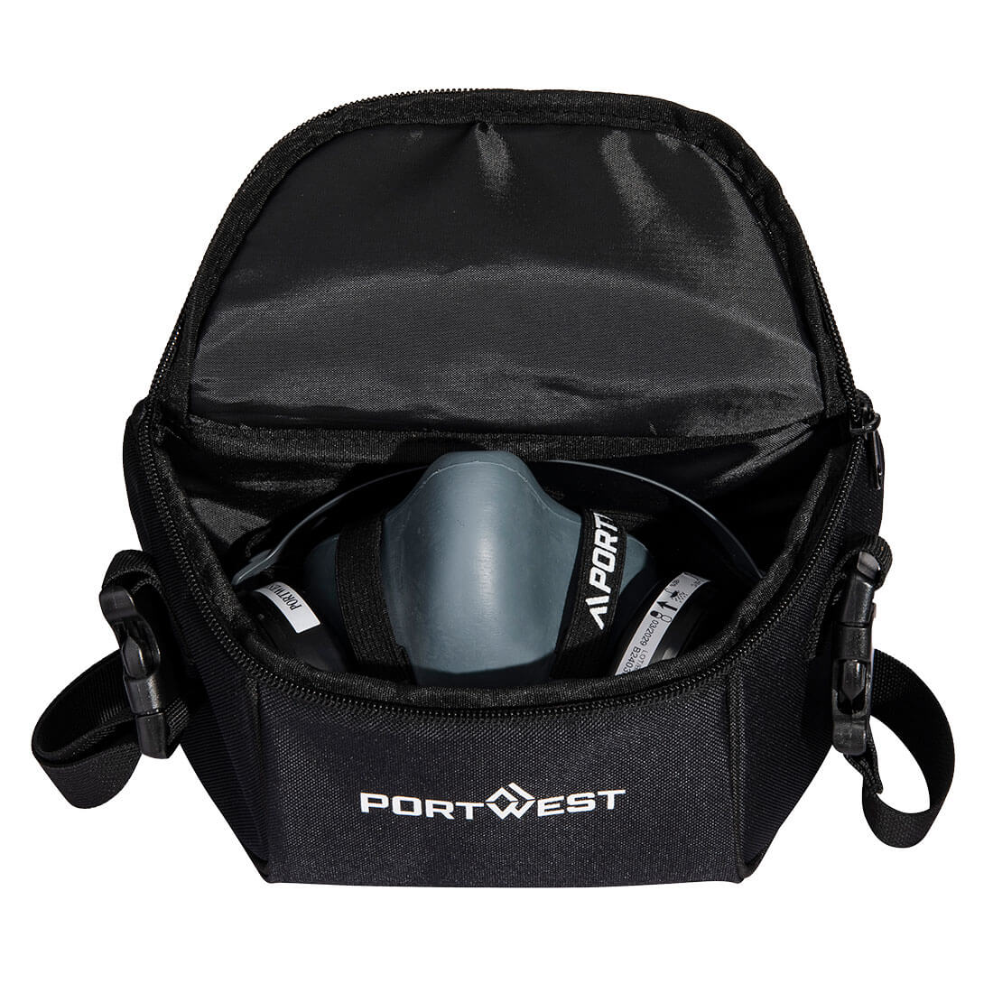 Half Mask Storage Bag - Black