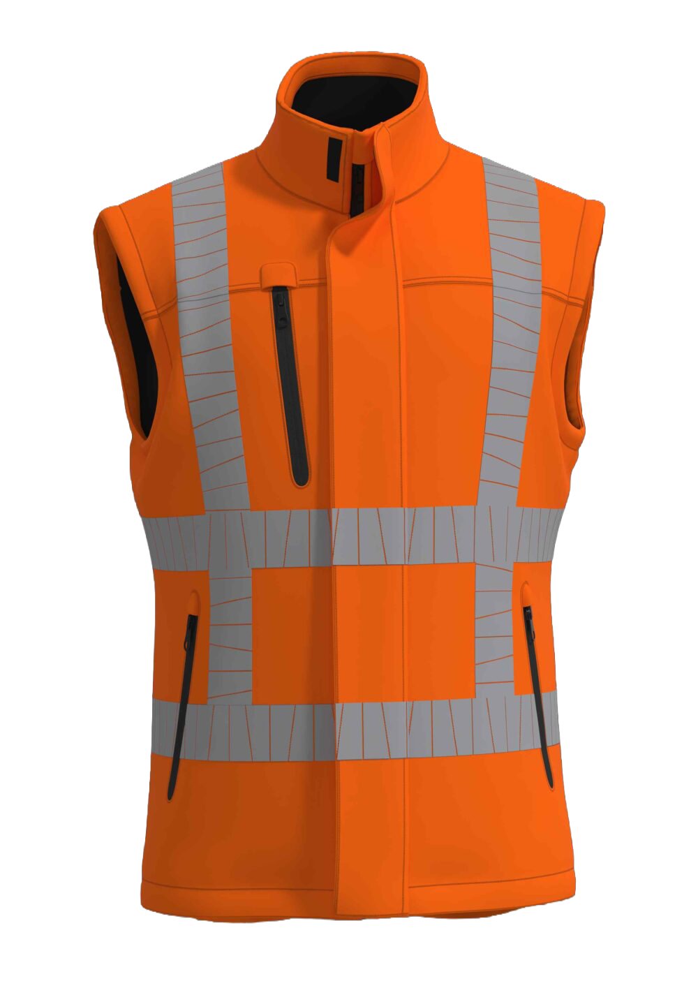 Bestex Bodywarmer RWS stretch oranje