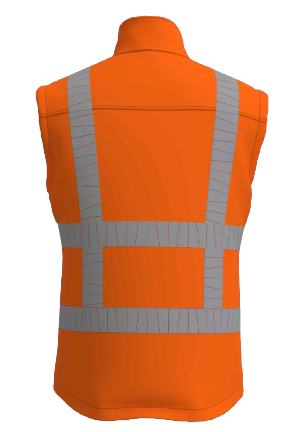 Bestex Bodywarmer RWS stretch oranje