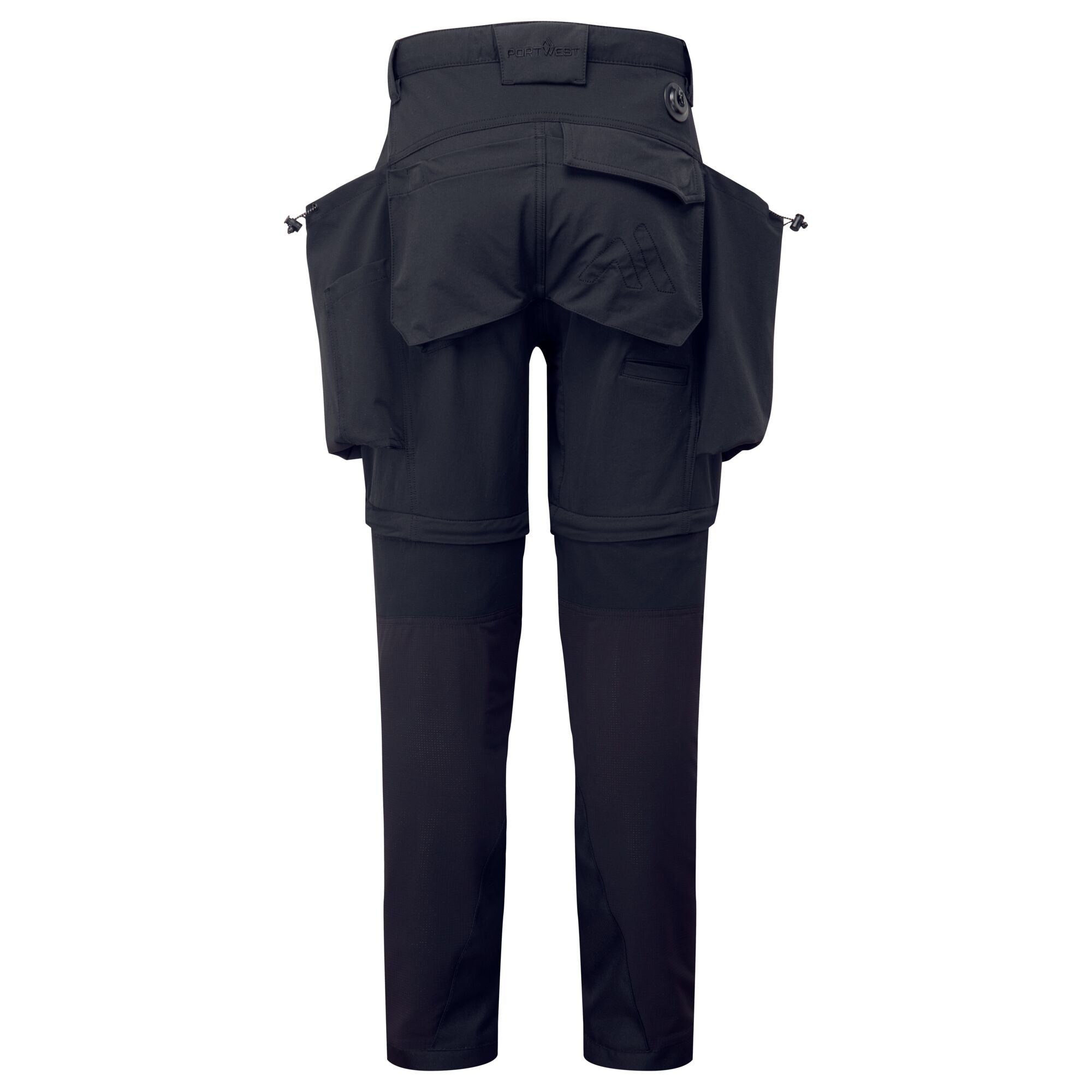 Ultieme Modulaire 3-in-1 Broek - Zwart/geel - achterkant