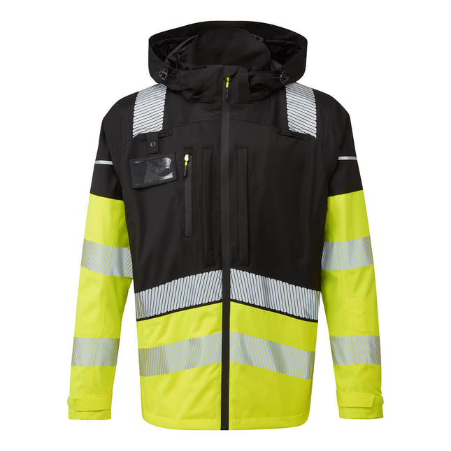 Ultimate Modular Hi-Vis 3-in-1 Rain Jacket - Yellow/Black