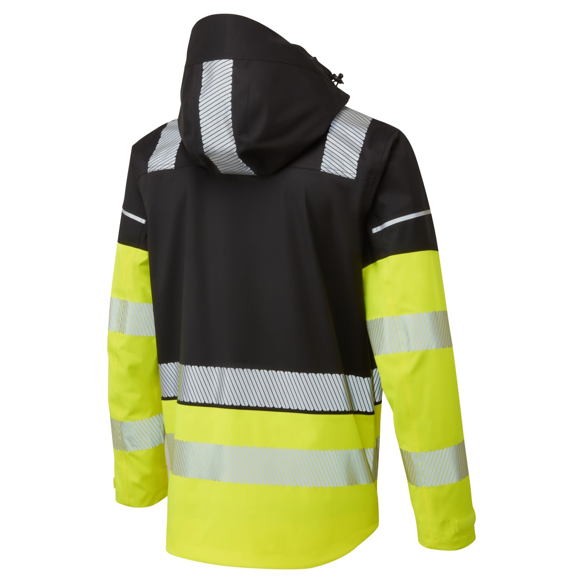 Ultimate Modulair Hi-Vis 3-in-1 Regenjack - Geel/Zwart - opname 5
