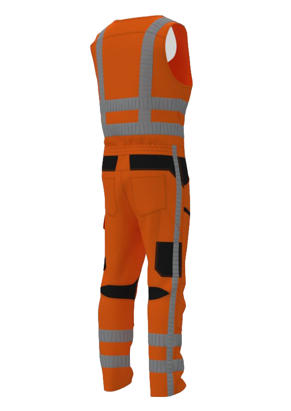 Bestex Bodybroek RWS stretch oranje