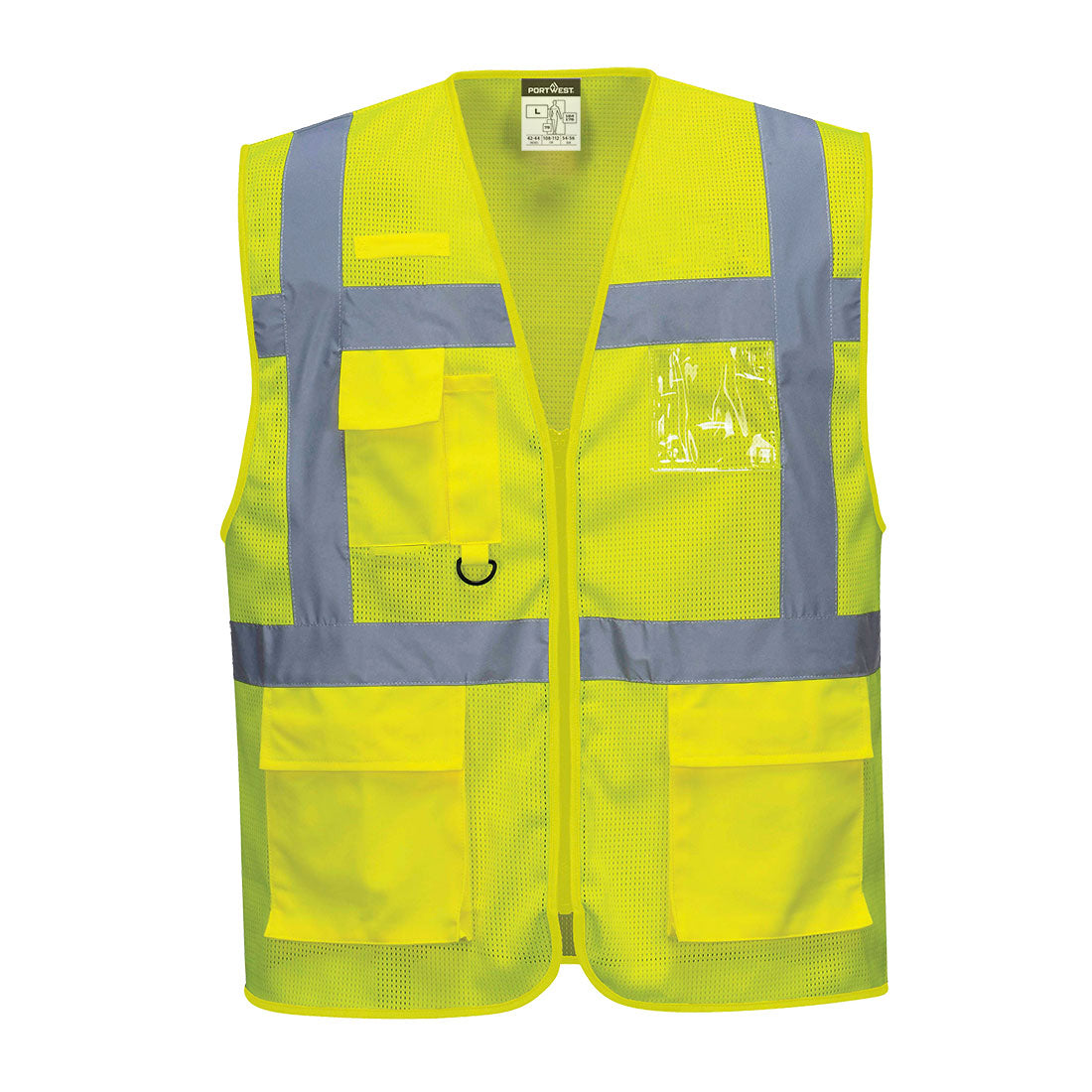 Athens Hi-Vis Mesh Executive Vest - Yellow