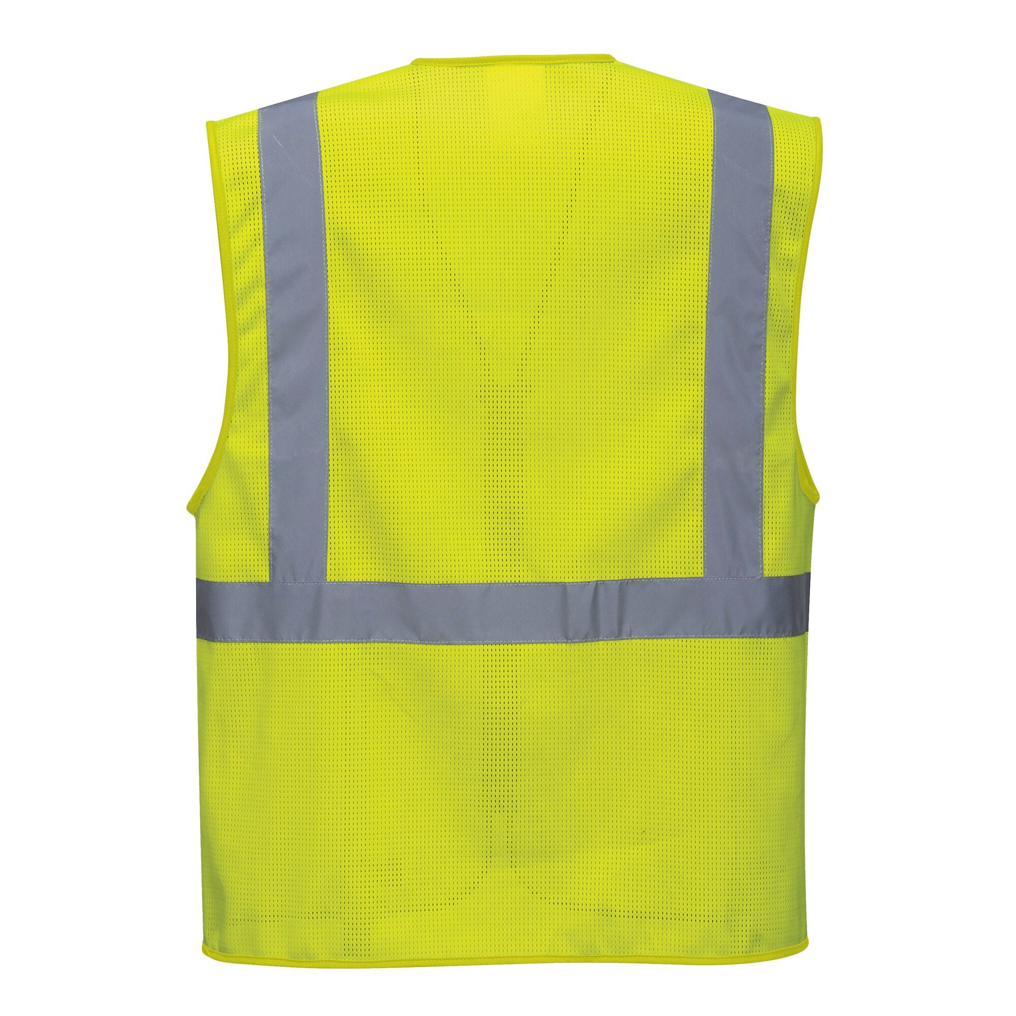 Athene Hi-Vis Mesh Executive Vest - Geel - achterkant