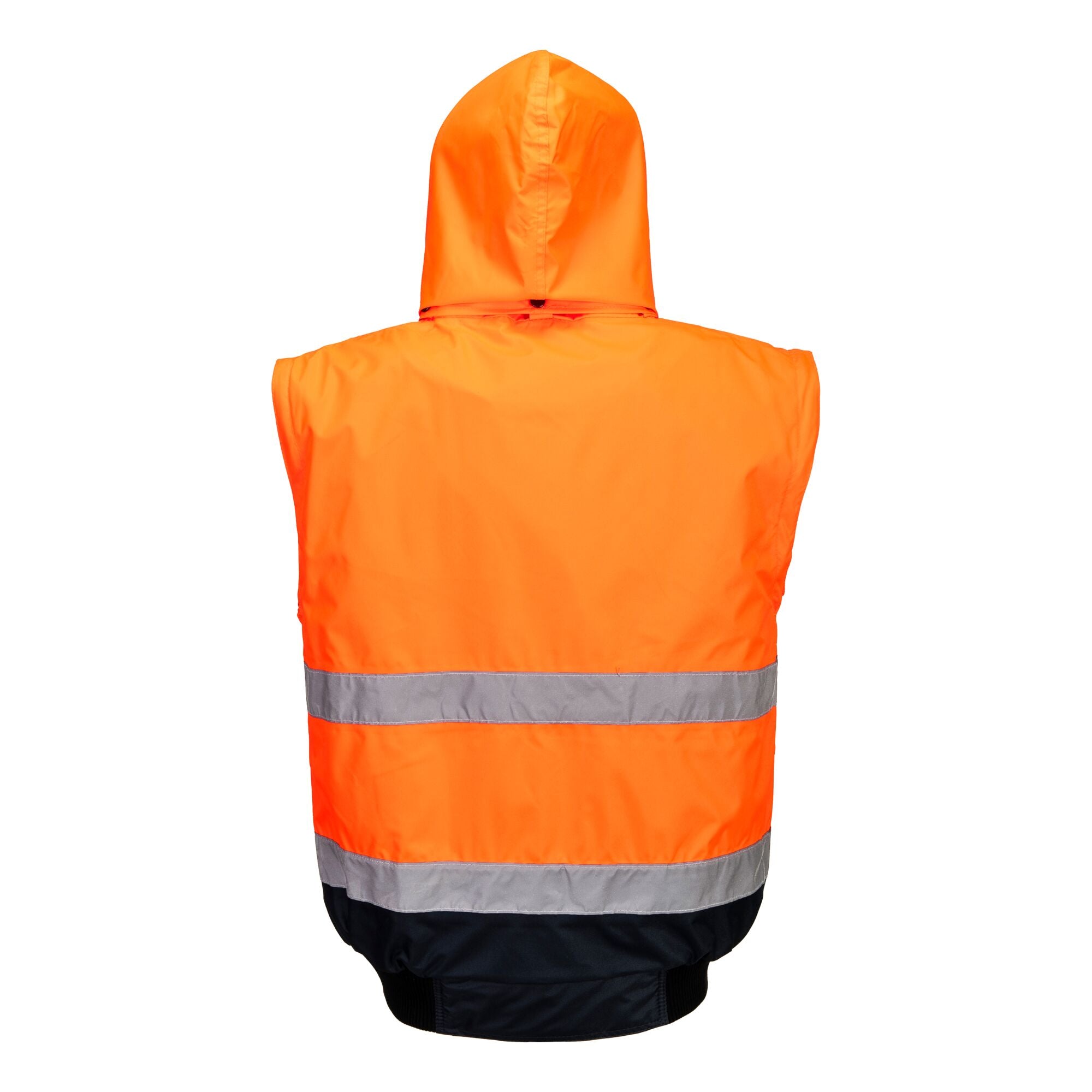 Hi-Vis 3-in-1 Contrast Bomberjack - Oranje/Marine - opname 5
