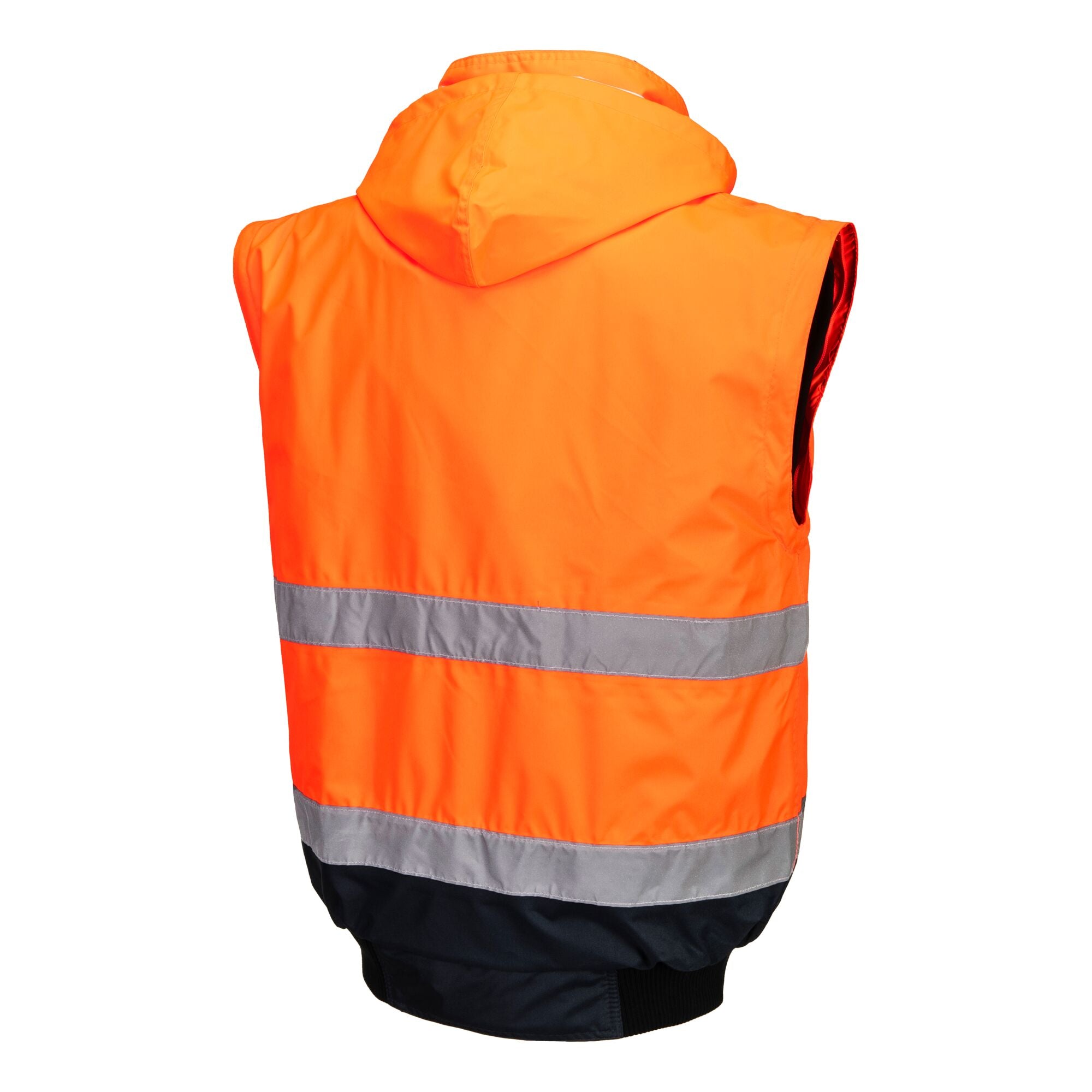Hi-Vis 3-in-1 Contrast Bomberjack - Oranje/Marine - opname 6