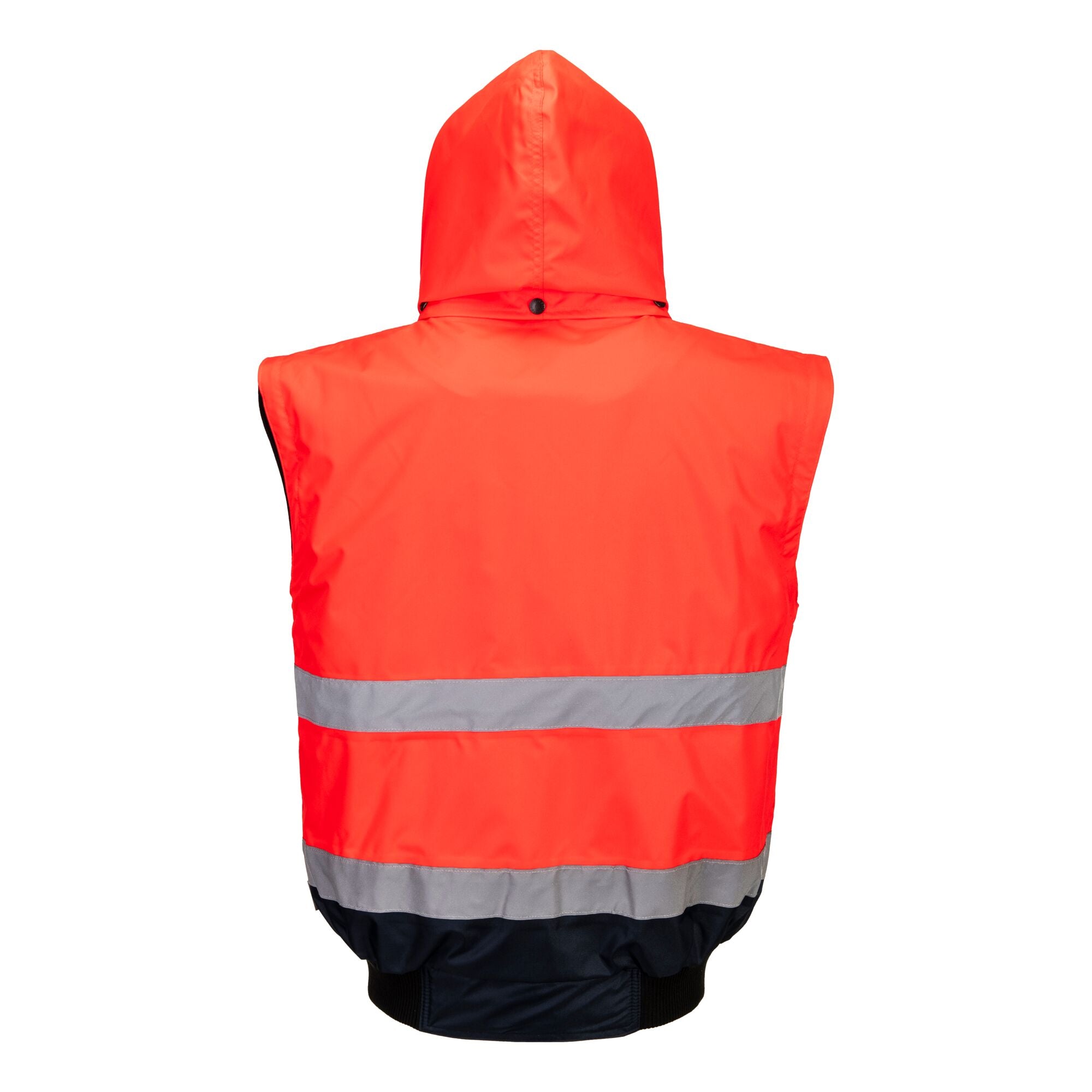 Hi-Vis 3-in-1 Contrast Bomberjack - Rood/Marine - opname 5