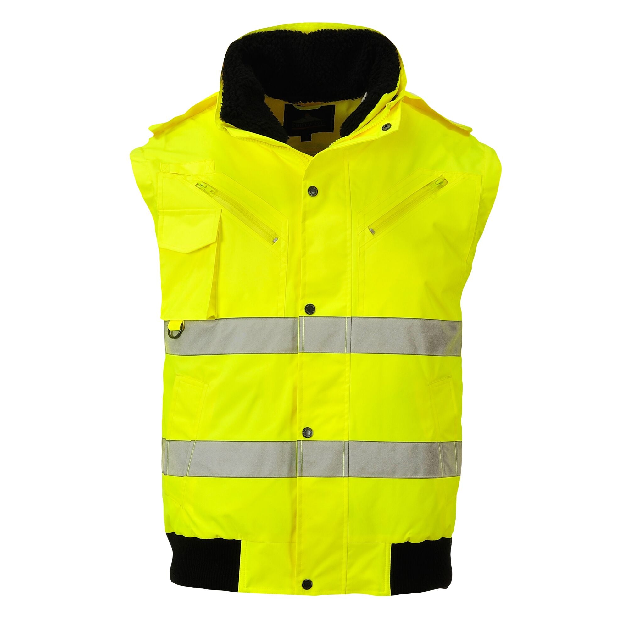 Hi-Vis 3-in-1 Bomberjack - Geel - opname 2