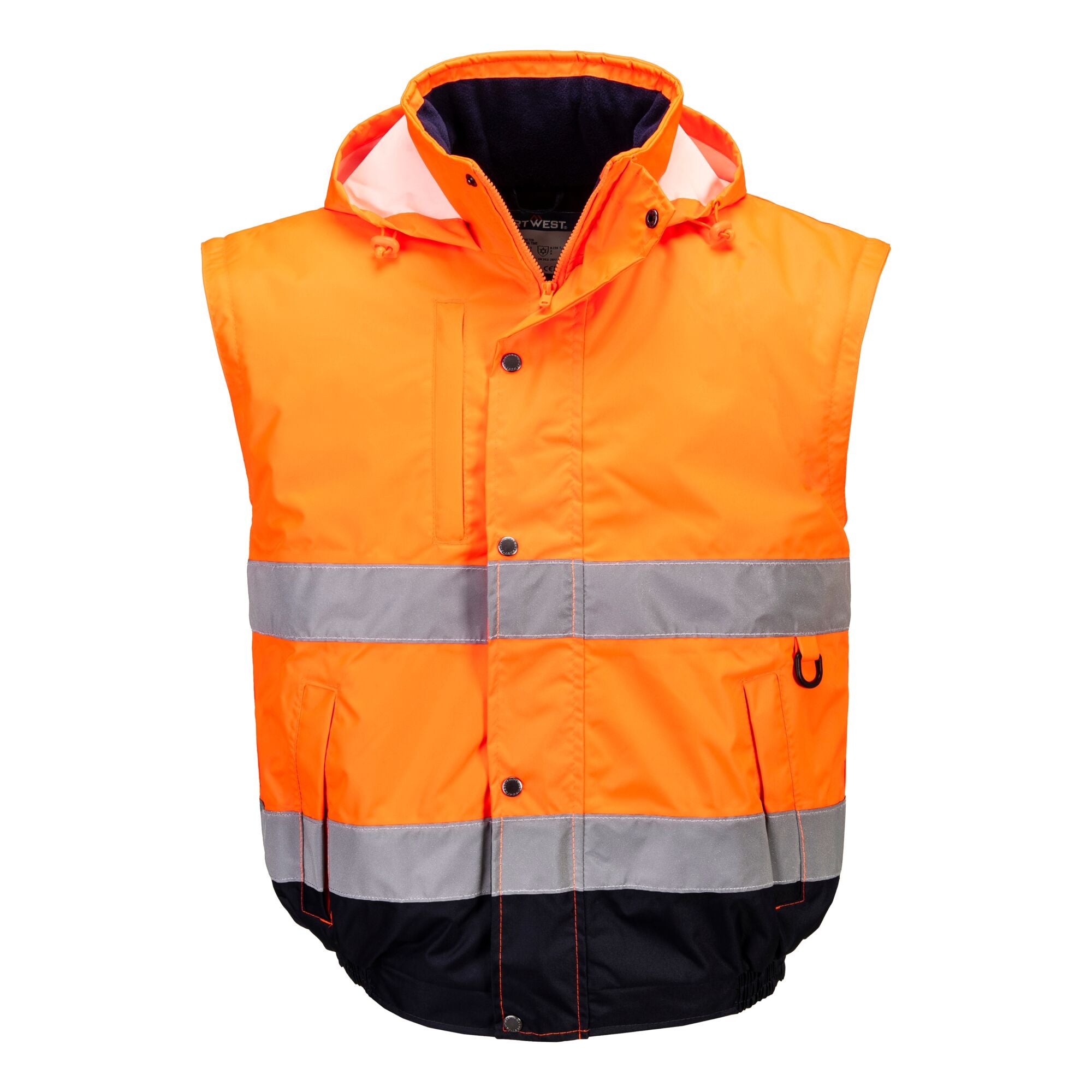 Hi-Vis 2-in-1 Bomberjack - Oranje - opname 2